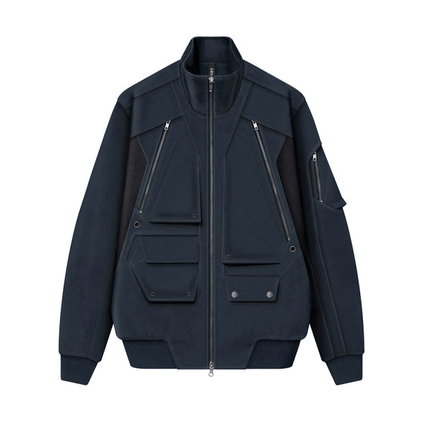 Utility Bomber Jacket [Navy] - Nuboaix