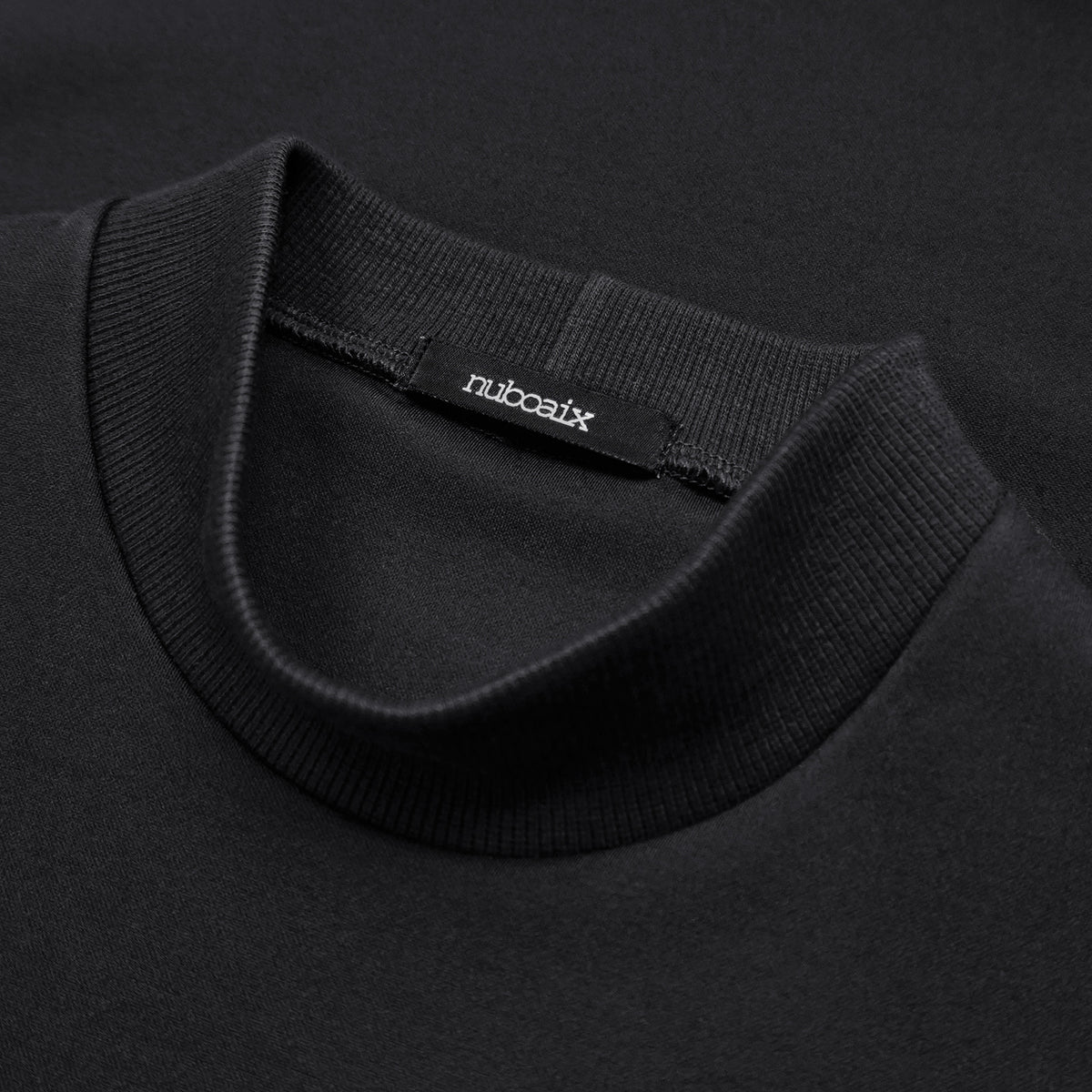 Mesh Overlay Panelled Sweater [Black]