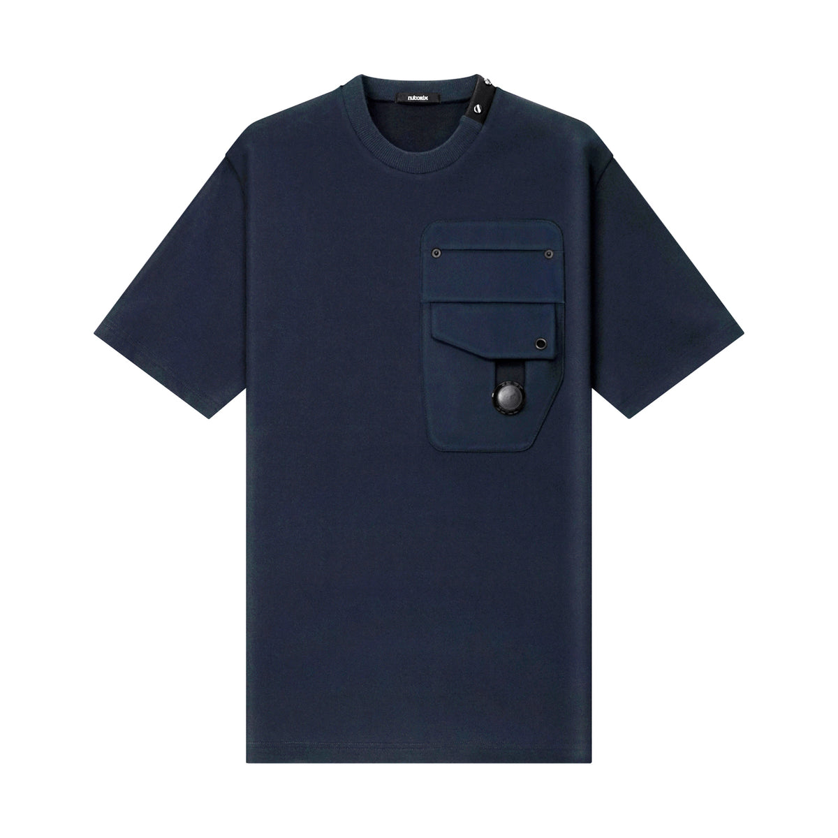 Patch Pocket with Face Mask Tee [Navy]