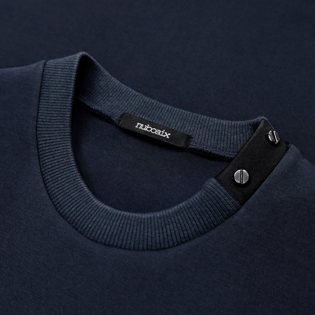 Patch Pocket with Face Mask Tee [Navy]