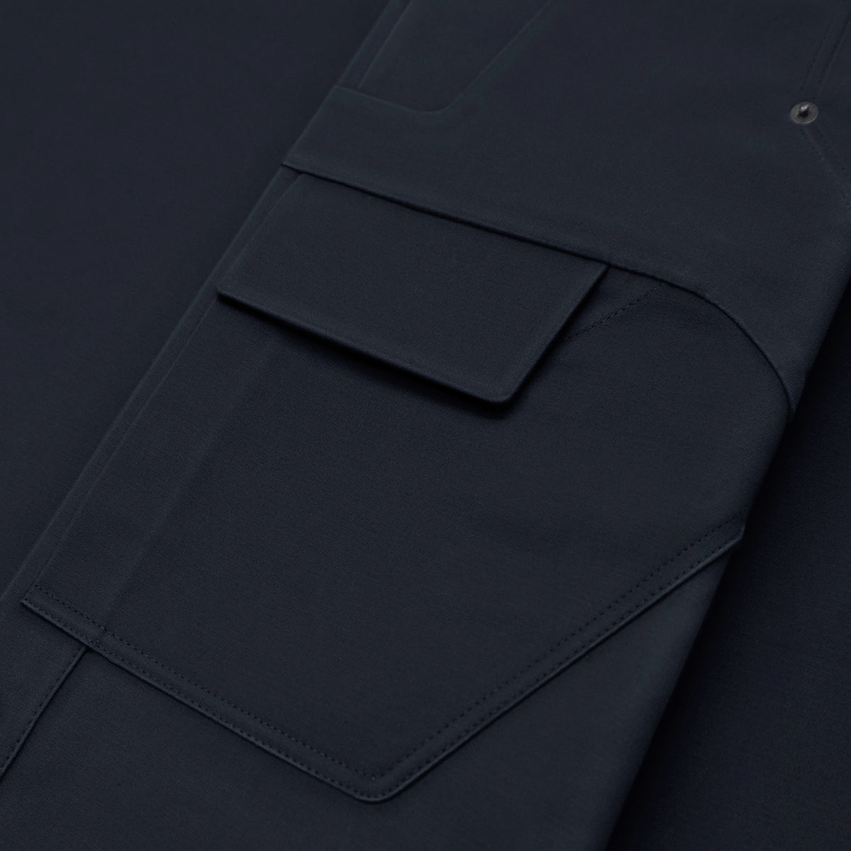Dual Pocket Long Sleeve Shirt [Midnight]