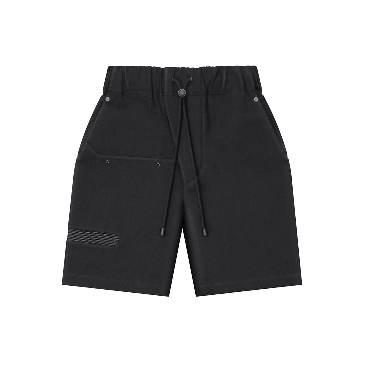 Technical Shorts with Trim [Black]